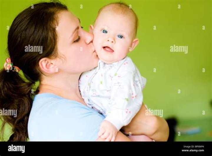 Can a mother kiss her baby on the lips?