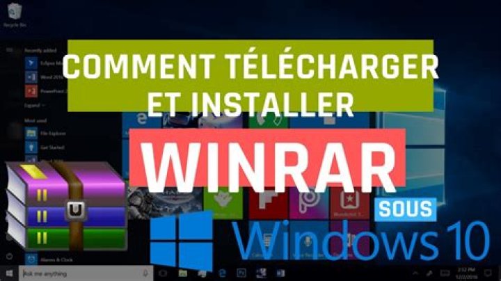 Comment telecharger et installer WinRAR gratuit ?