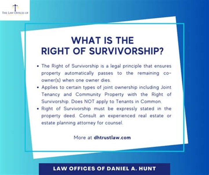 Do right of survivorship?