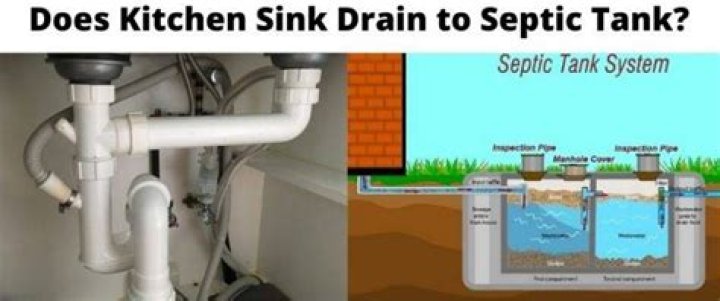 Does kitchen sink drain to septic tank?