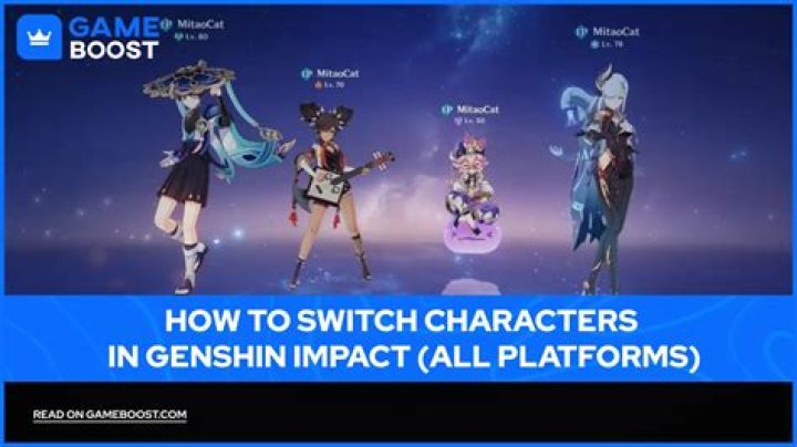 Genshin impact how to switch characters