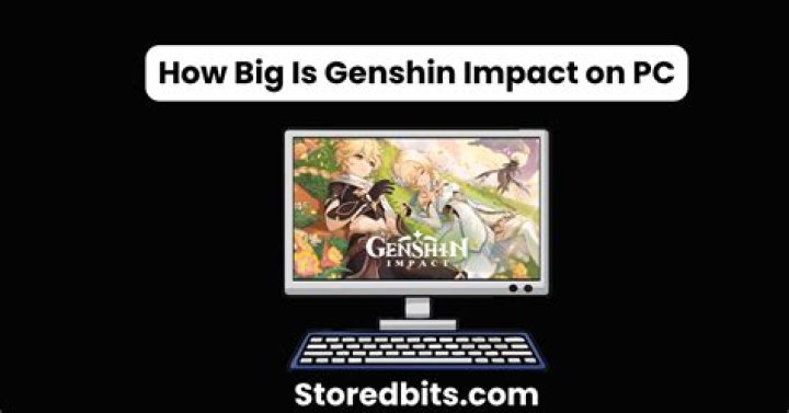 How big is genshin impact