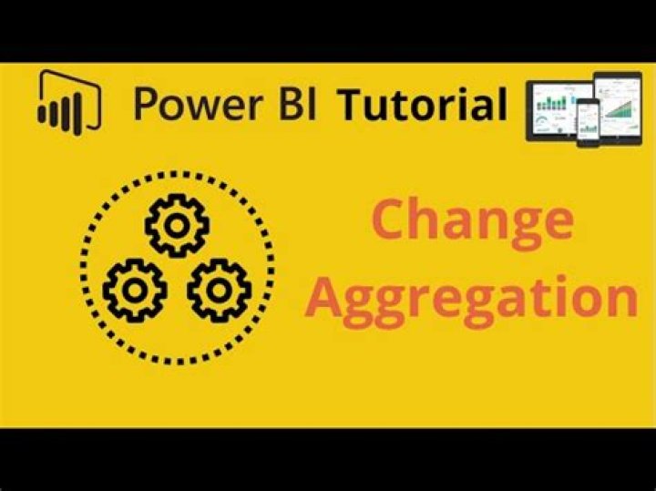 How do I change aggregation in power bi?