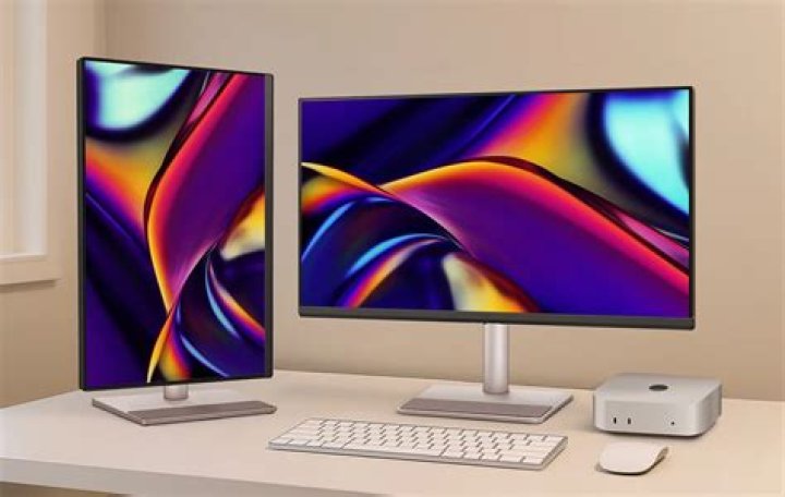How do I connect two Macs to dual monitors without Thunderbolt?