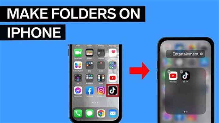 How do I create a VLC folder on my iPhone?