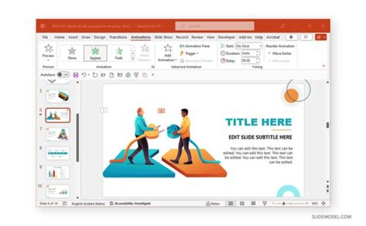 How do I loop a group of animations in PowerPoint?