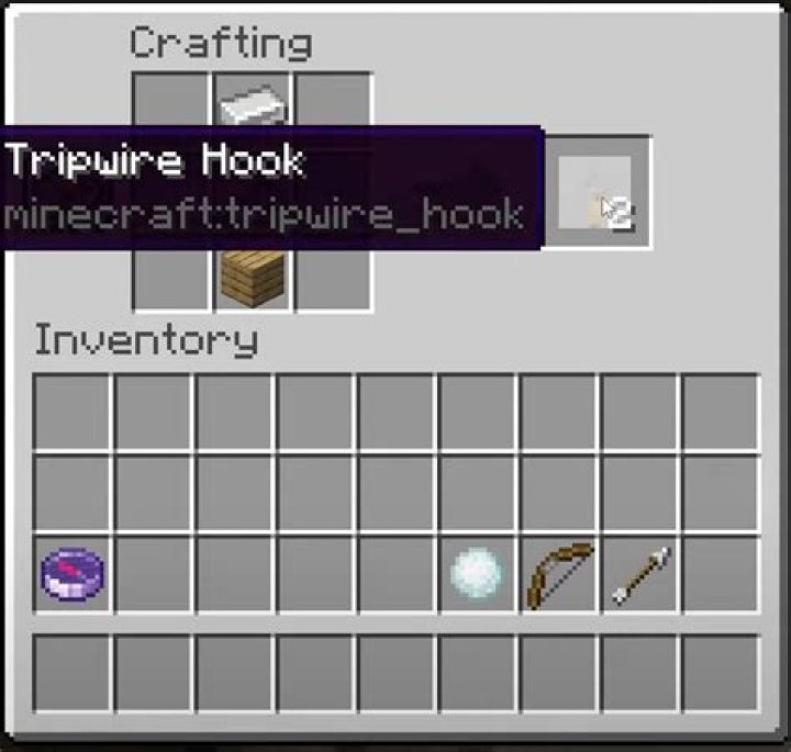 How do you craft a tripwire hook in minecraft