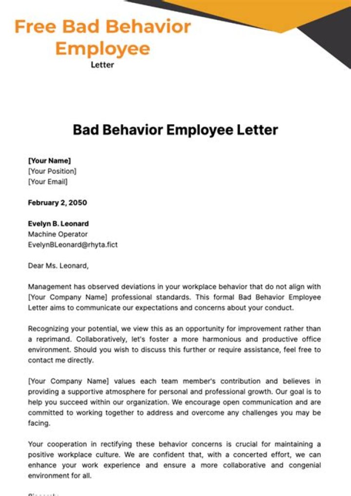 How do you fix bad employee behavior?