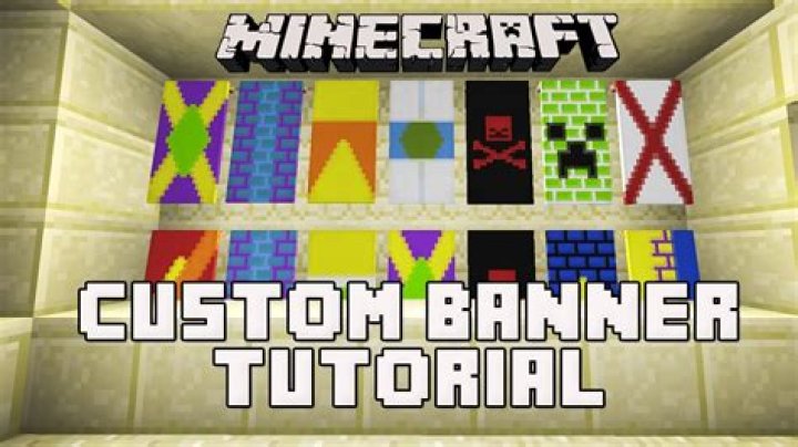 How do you make a custom banner in minecraft