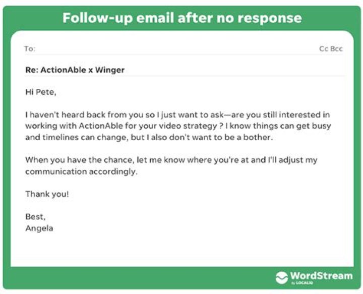 How do you respond to a help email?
