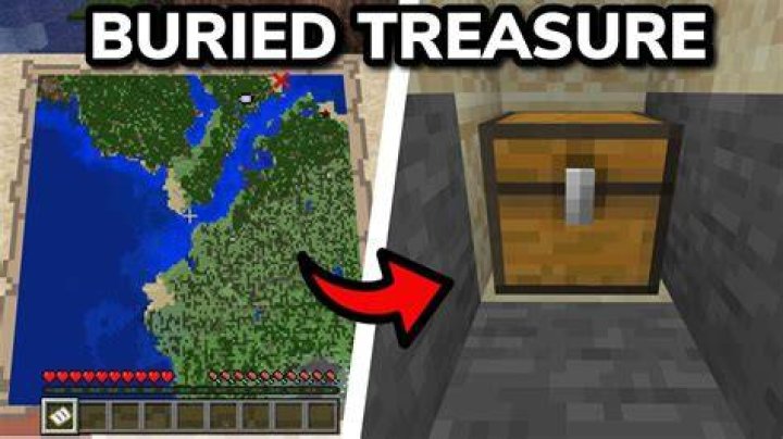 How far down can buried treasure be in minecraft