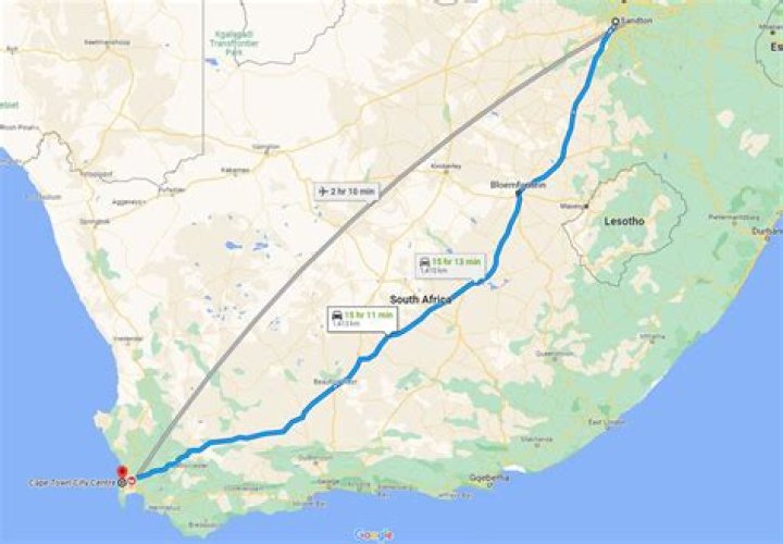 How far is grabouw from Cape Town?