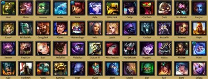How many league of legends champions