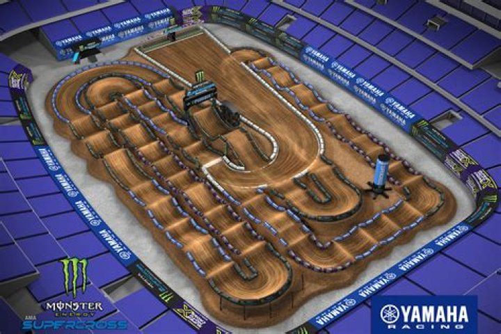 How many truckloads of dirt for supercross?