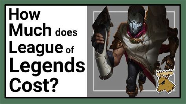 How much does league of legends cost
