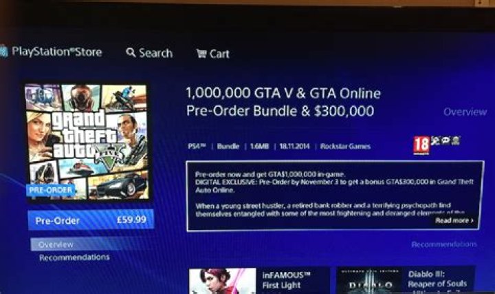 How much is gta 5 on playstation store
