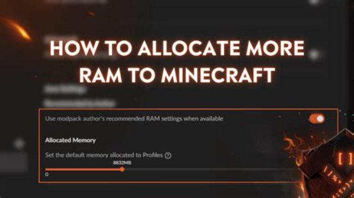 How to allocate more ram to minecraft twitch launcher