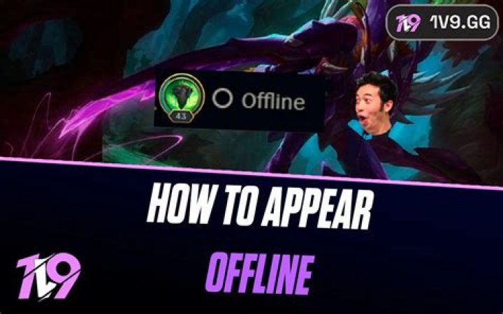 How to appear offline on league of legends 2019