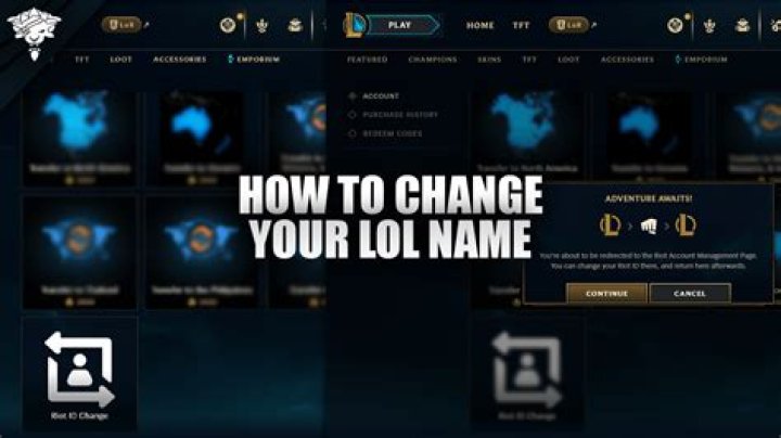 How to change your name in league of legends 2016