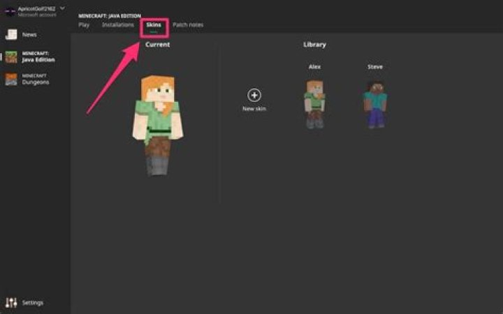 How to change your skin on minecraft java edition