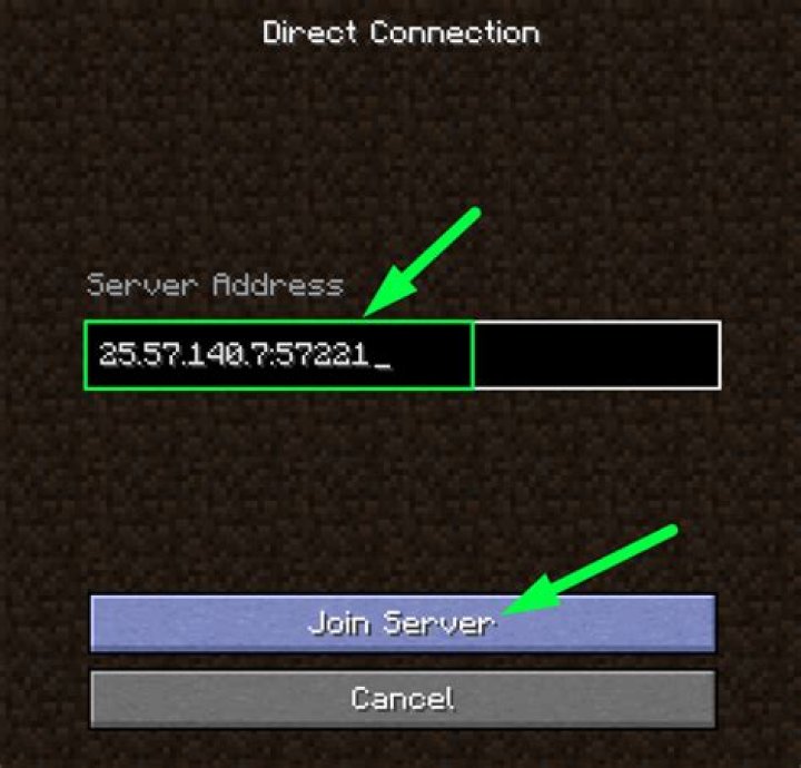 How to connect to minecraft server on same network
