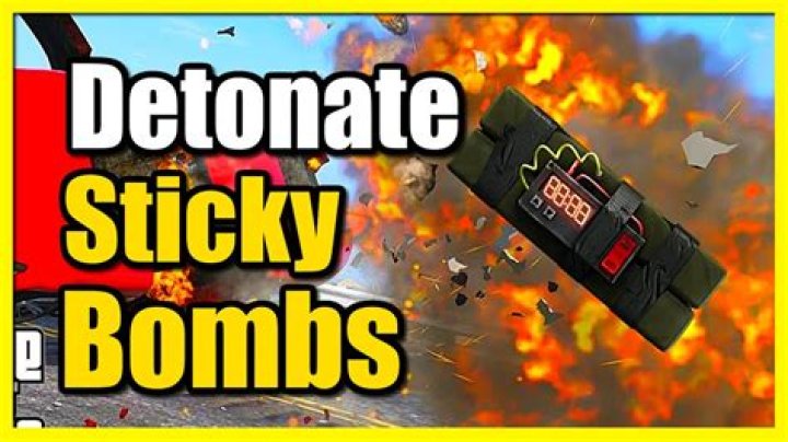 How to detonate sticky bombs in gta 5 ps3