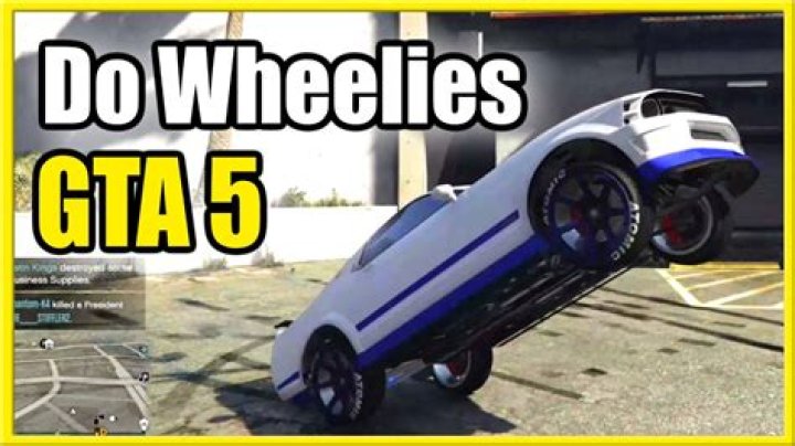 How to do a wheelie in gta 5 pc