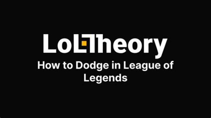 How to dodge in league of legends