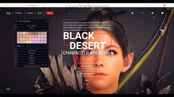 How to download black desert online character creator