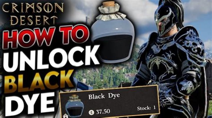 How to get black dye black desert