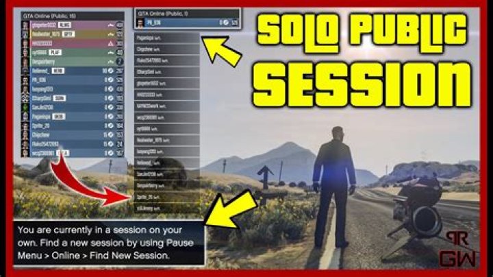 How to get solo public session gta 5 xbox one
