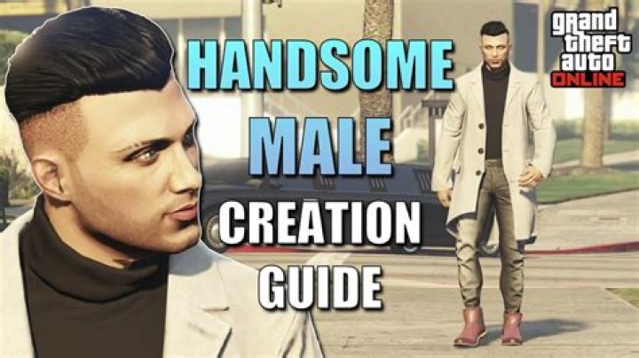 How to make a good looking character in gta online male