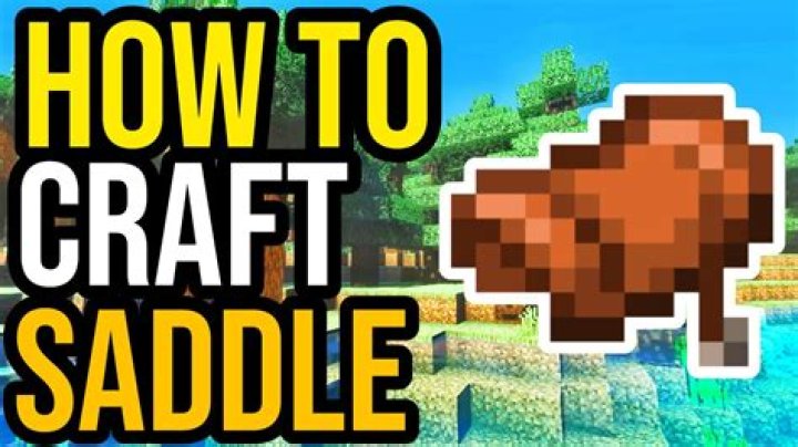 How to make a saddle in minecraft pe survival