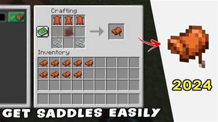 How to make a saddle in minecraft xbox 360