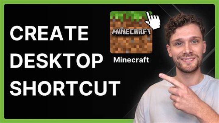How to make a shortcut for minecraft windows 10