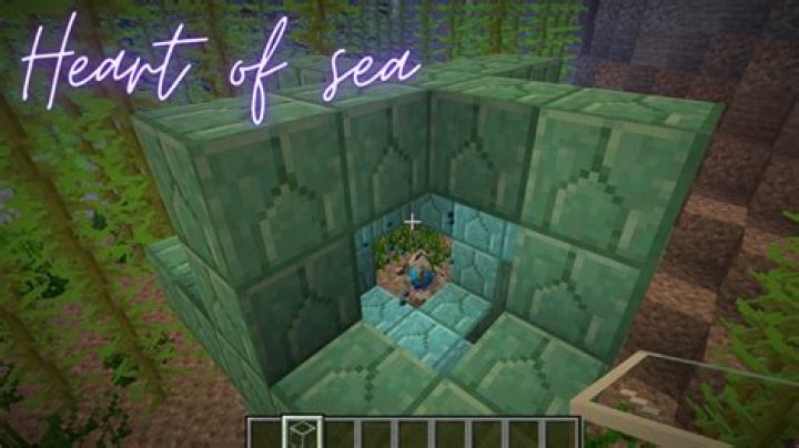 How to make the heart of the sea in minecraft