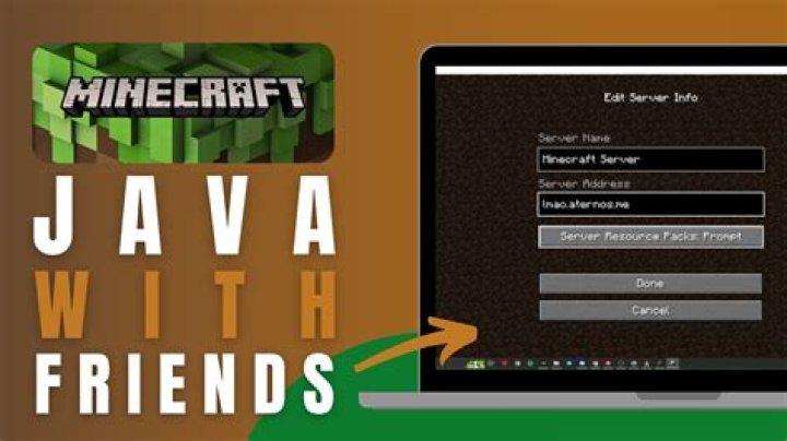 How to play with a friend on minecraft java