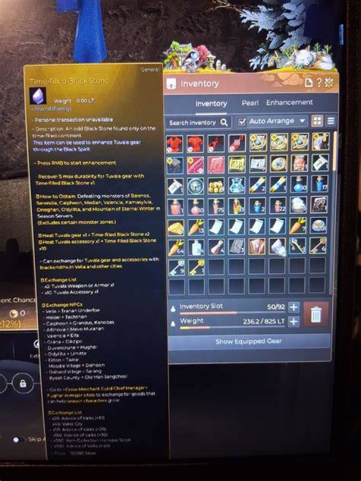 How to pri weapons black desert