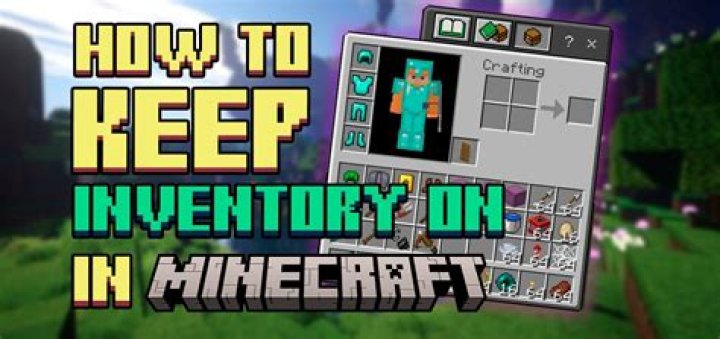 How to put keep inventory on in minecraft pe