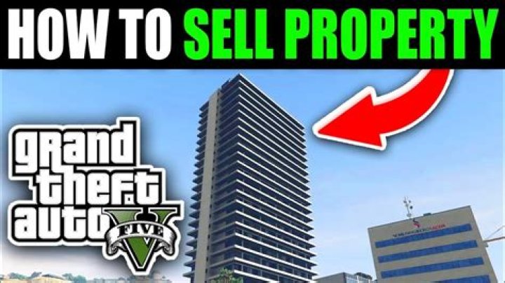 How to sell property gta v online