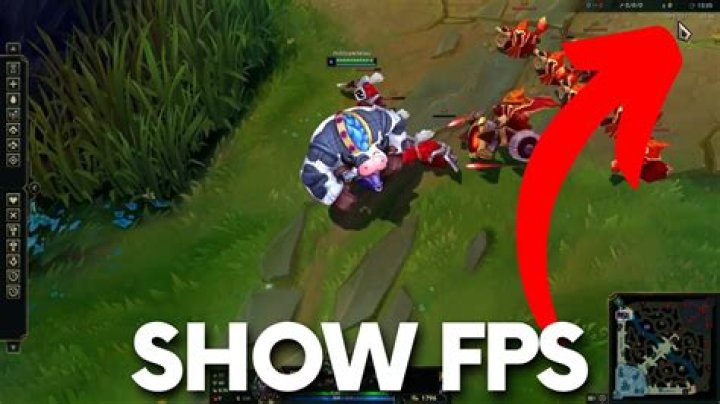 How to show fps in league of legends new hud