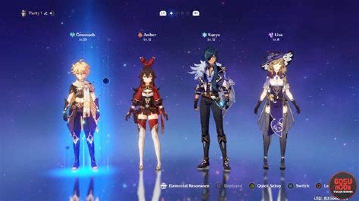 How to switch characters in genshin impact