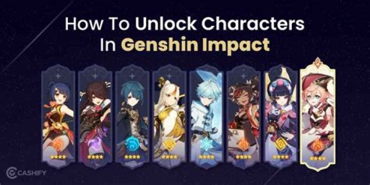How to unlock characters in genshin impact