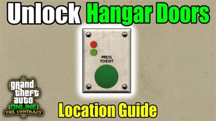 How to unlock hangar doors in gta 5