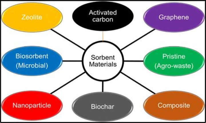 What are adsorbents give examples?