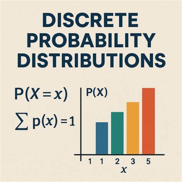 What are the properties of a discrete probability distribution?