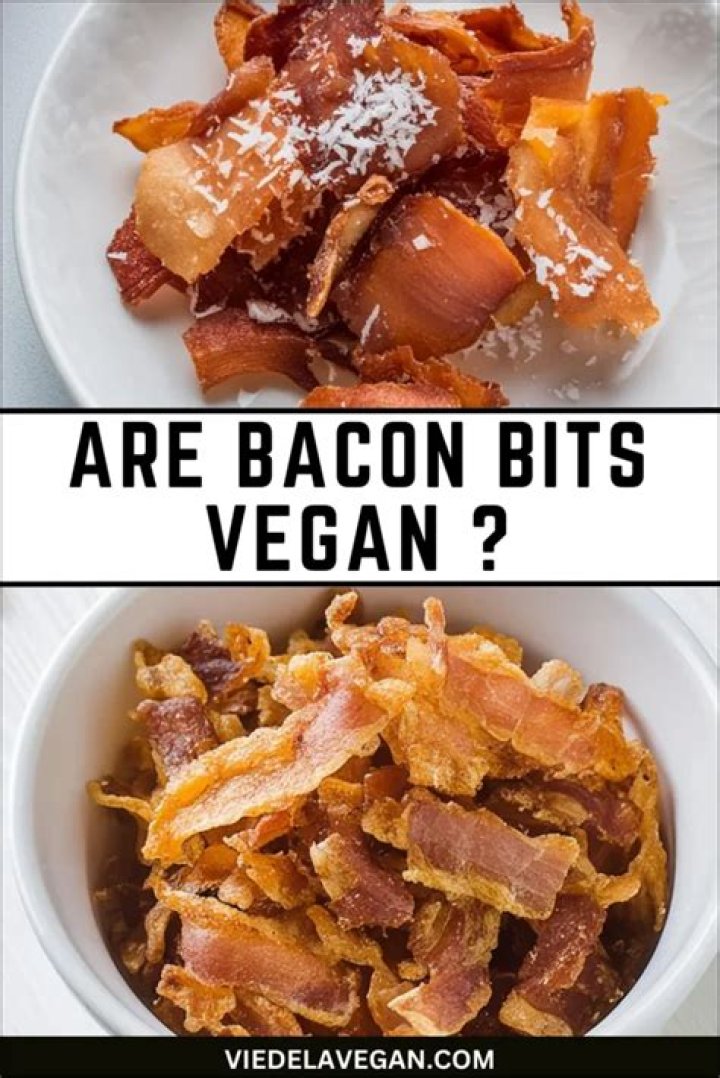 What are vegan bacon bits made of?