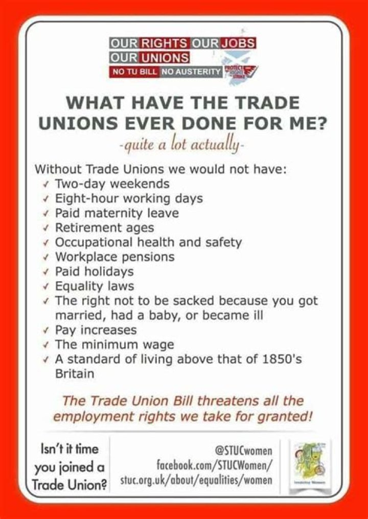 What have the unions ever done for us?