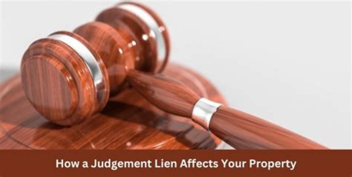 What is a Judgement on a property?