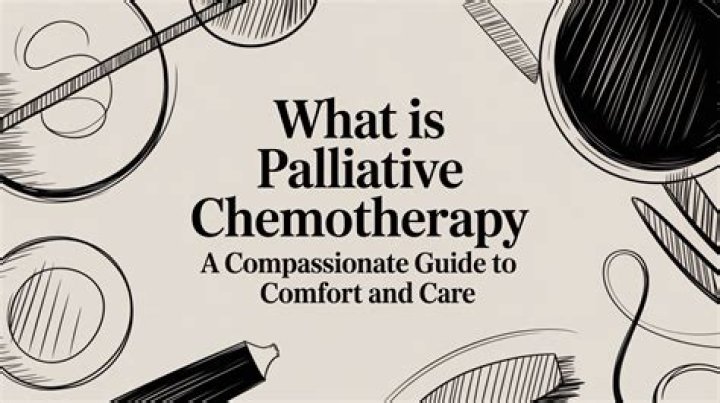 What is palliative chemotherapy?
